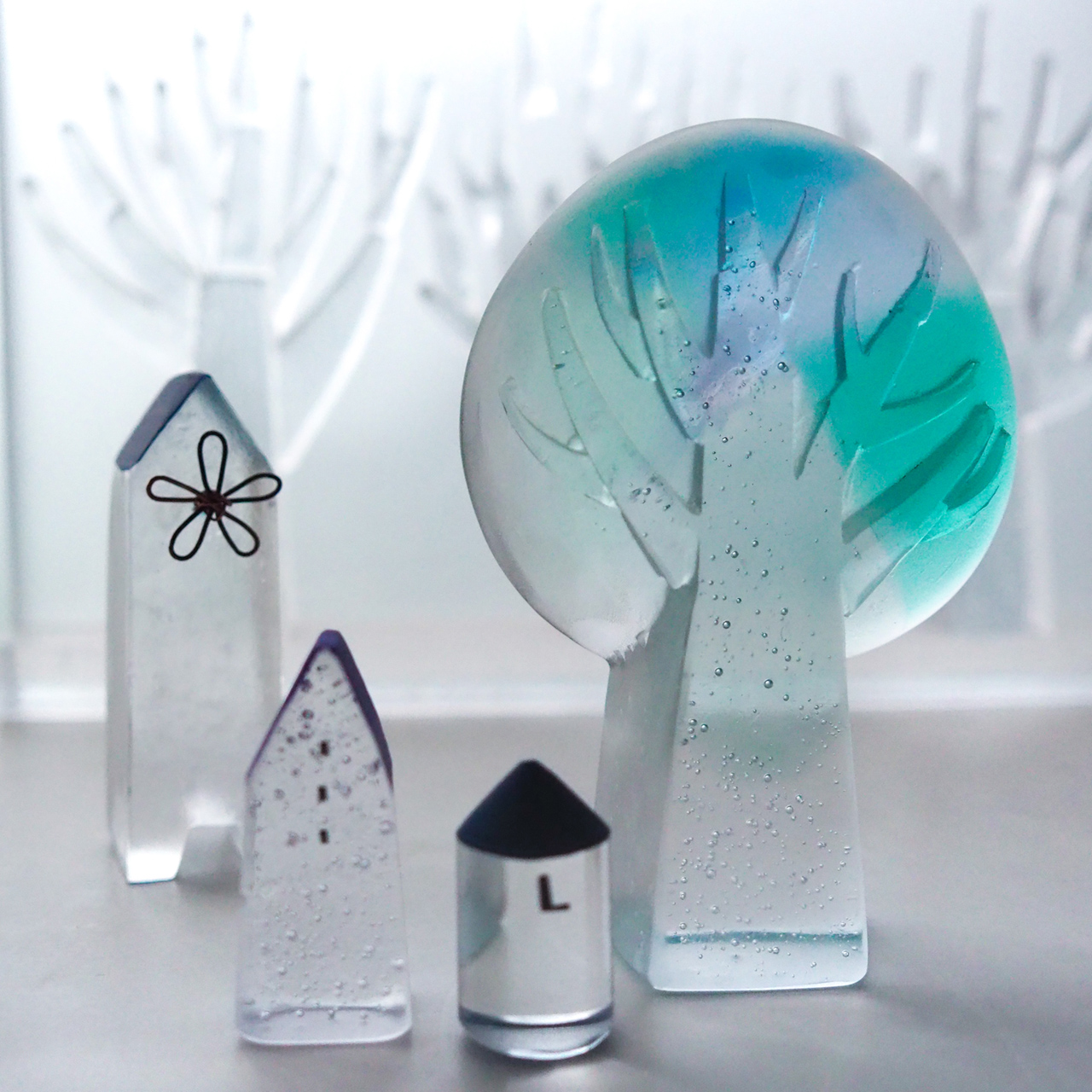 福袋特集 2024 タナカユミさん Mellow Glass 木のオブジェ｜工芸品 工芸品